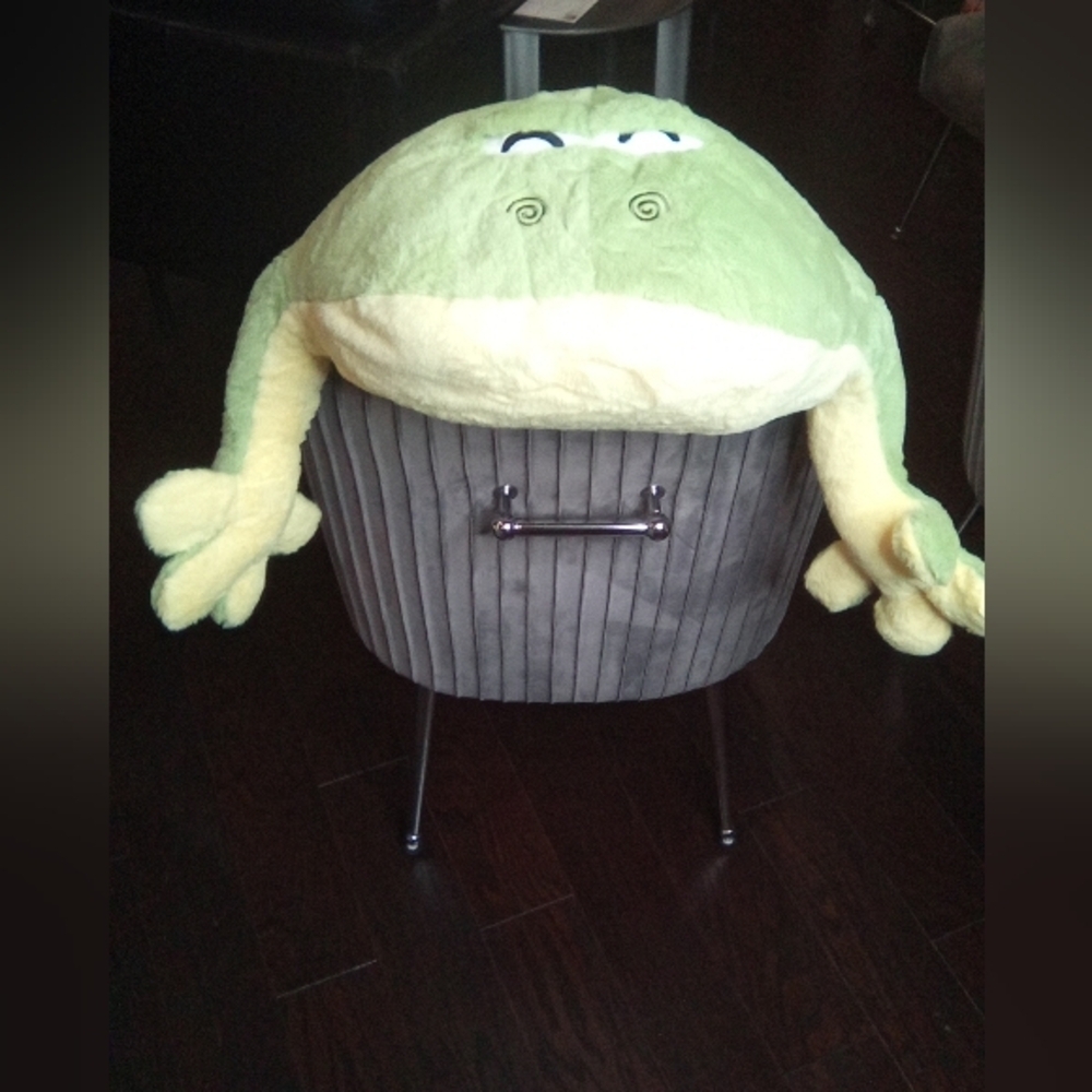Giant Big Frog Plush Toy Stuffed Plushie, Plush 80cm Green Frog, NWOT - Picture 10 of 12